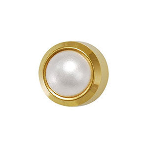 3 mm Pearl in Bezel Setting - card of 12 pairs (550751764514)