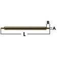 Nickel Silver 1.80 mm Regular Spring Bars - pkg of 12 (198028591119)