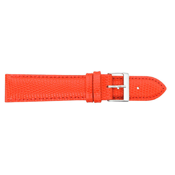 orange lizard grain watch strap (9318848388)