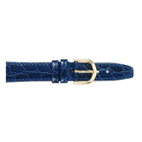 blue crocodile grain watch strap (9318849156)