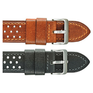 Thick Stitched Leather Watch Strap (9602714447)