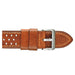 Thick Brown Leather Watch Strap (9602714447)