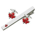 Leaf Cufflink Tie Bar Set (9318952004)