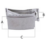 3 Fold Center Catch Foldover Watch Buckle (Divers Foldover Regular) (534362488866)
