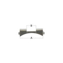 18 mm Curved End Piece with Pointed Tips (523054841890)
